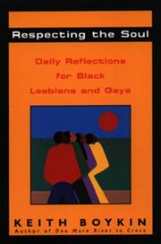 Cover of: Respecting the Soul: Daily Reflections for Black Lesbians and Gays