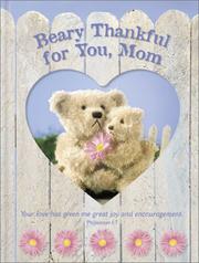 Cover of: Beary Thankful for You, Mom