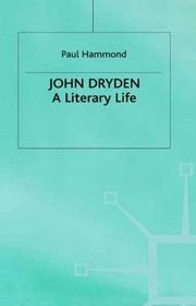 Cover of: John Dryden | Hammond, Paul