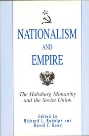 Cover of: Nationalism and Empire by Richard L. Rudolph