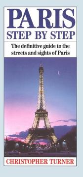 Cover of: Paris step by step by Christopher Turner