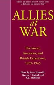 Cover of: Allies at war: the Soviet, American, and British experience, 1939-1945