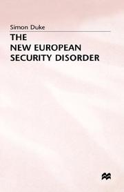 Cover of: The new European security disorder