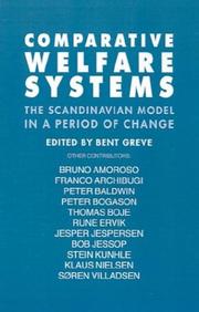 Comparative Welfare Systems by Bent Greve