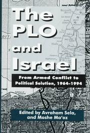 Cover of: The PLO and Israel by 