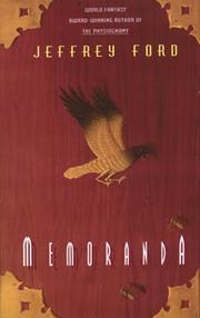 Cover of Memoranda