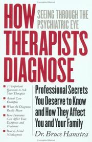 Cover of: How therapists diagnose: seeing through the psychiatric eye