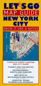 Cover of: Let's Go New York City: Map Guide (1996)