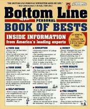 Cover of: Bottom line personal book of bests: inside information from America's leading experts