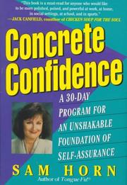 Cover of: Concrete confidence by Sam Horn