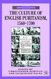 Cover of: The Culture of English Puritanism,1560-1700 (Themes in Focus)