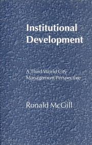 Institutional development by Ronald McGill