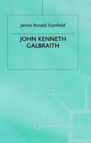 Cover of: John Kenneth Galbraith