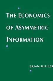 Cover of: The economics of asymmetric information