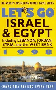 Cover of: Let's Go 98 Israel & Egypt (Annual)