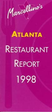 Cover of: Marcellino's Atlanta Restaurant Report 1998 by St Martin's Press