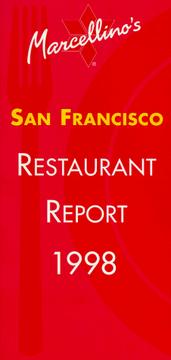 Cover of: Marcellino's San Francisco Restaurant Report 1998