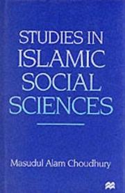 Cover of: Studies in Islamic social sciences