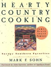 Cover of: Hearty country cooking: savory southern favorites