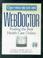 Cover of: WebDoctor