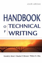 Handbook of technical writing cover