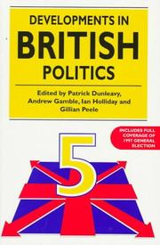 Cover of: Developments in British politics 5