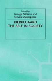 Cover of: Kierkegaard: The Self in Society