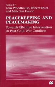 Cover of: Peacekeeping and Peacemaking by 