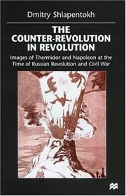 Cover of: The Counter-Revolution in Revolution by Dmitry Shlapentokh