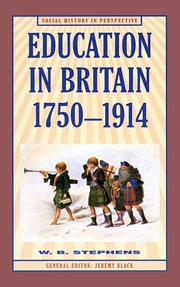 Cover of: Education in Britain, 1750-1914