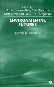Cover of: Environmental futures