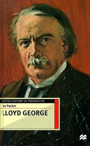 Cover of: Lloyd George by Ian Packer