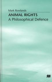 Cover of: Animal Rights: A Philosophical Defence