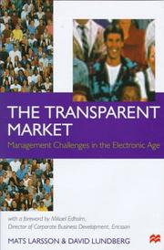 Cover of: The transparent market: management challenges in the electronic age