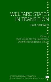 Cover of: Welfare States in Transition by 