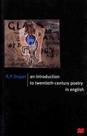 Cover of: An introduction to twentieth-century poetry in English
