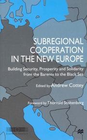 Cover of: Subregional Cooperation in the New Europe by 
