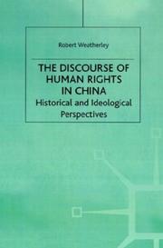 Cover of: The Discourse of Human Rights in China | Robert Weatherley