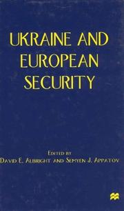 Cover of: Ukraine and European security
