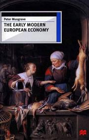 Cover of: The early modern European economy