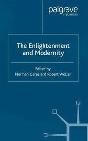 Cover of: The Enlightenment and Modernity | 