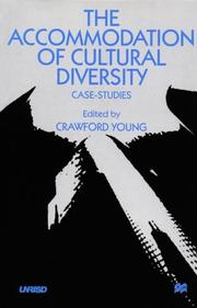 Cover of: The Accommodation of Cultural Diversity: Case Studies