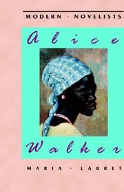 Cover of: Alice Walker by Maria Lauret