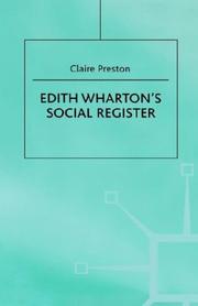 Cover of: Edith Wharton's social register