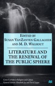 Cover of: Literature and the renewal of the public sphere