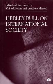 Cover of: Hedley Bull On International Society