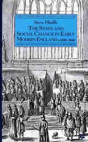 Cover of: The state and social change in early modern England, c. 1550-1640