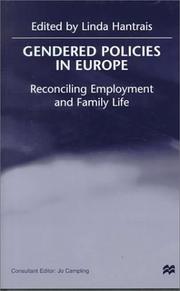 Cover of: Gendered Policies in Europe by Linda Hantrais