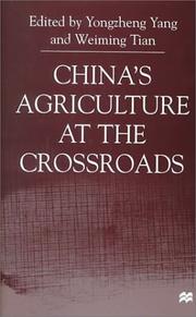 Cover of: China's Agriculture At the Crossroads