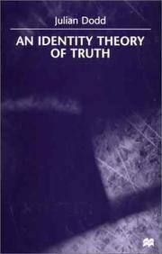 Cover of: An Identity Theory of Truth